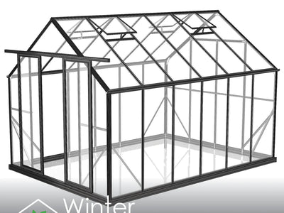Winter Gardenz 10ft Wide Polycarbonate Greenhouse