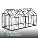 Winter Gardenz 10ft x 16ft polycarbonate greenhouse with black aluminium frame
